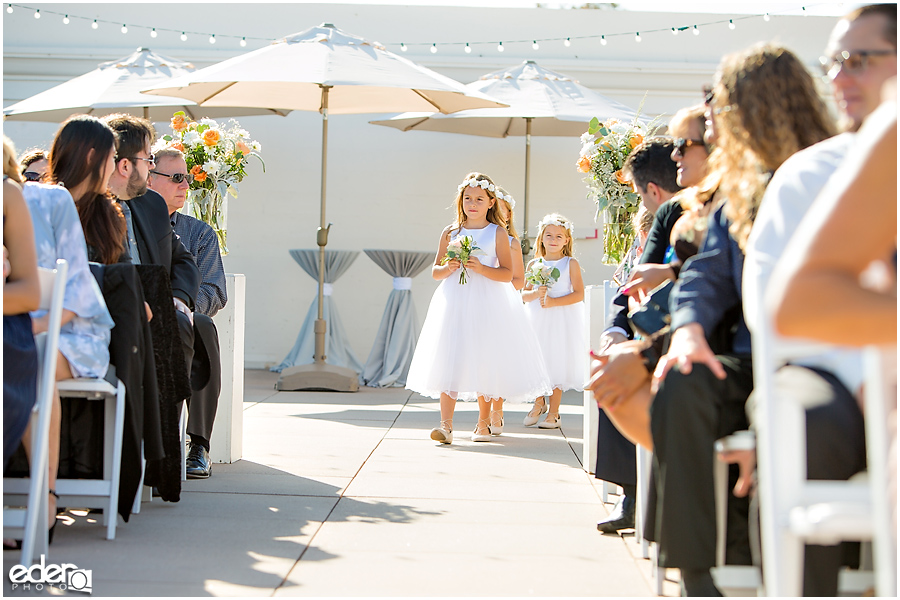 San Diego Natural History Museum Wedding - rooftop ceremony