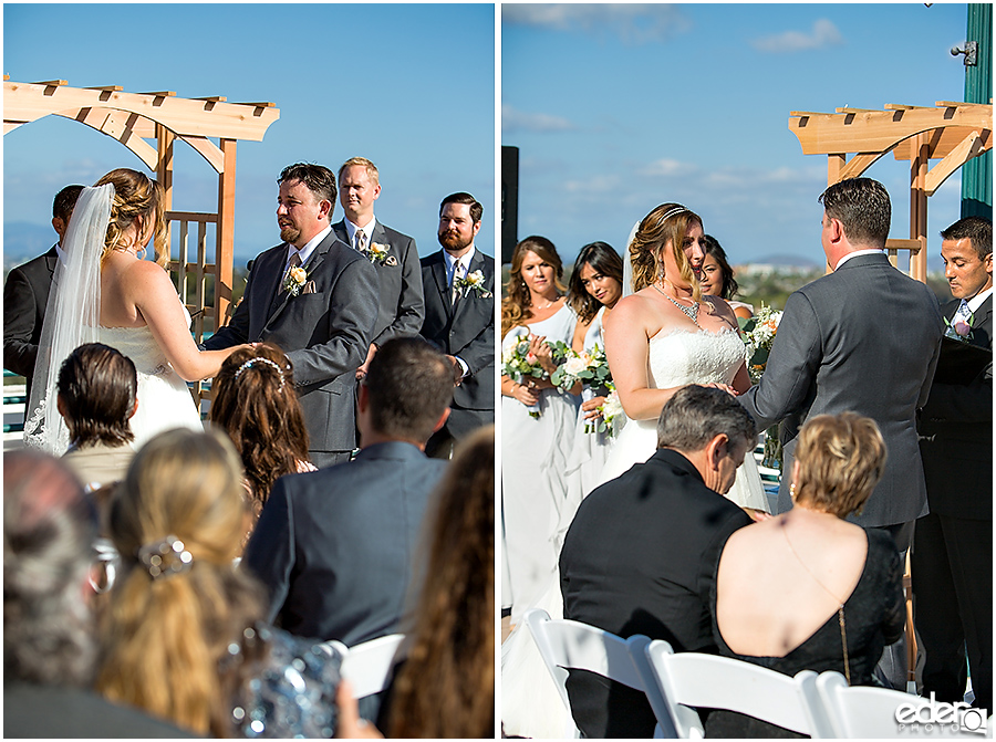 San Diego Natural History Museum Wedding - rooftop ceremony