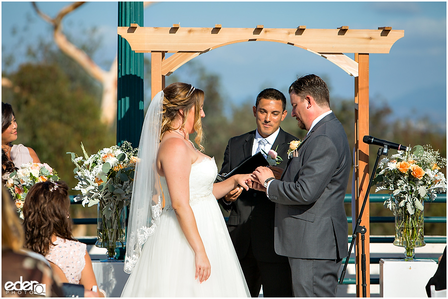 San Diego Natural History Museum Wedding - rooftop ceremony