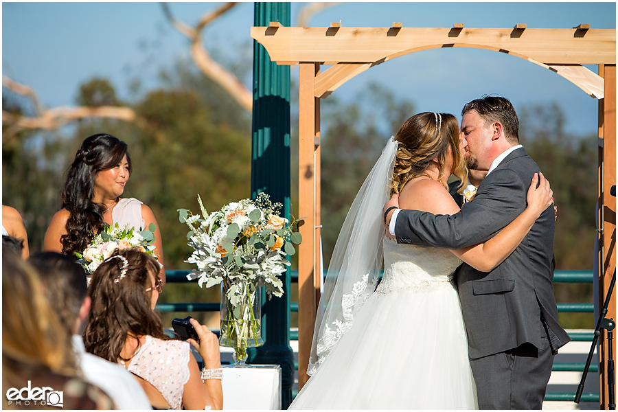 San Diego Natural History Museum Wedding - rooftop ceremony