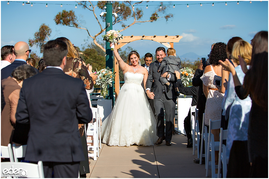 San Diego Natural History Museum Wedding - rooftop ceremony