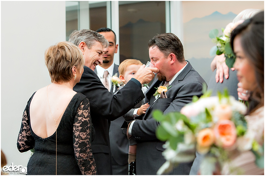 San Diego Natural History Museum Wedding - rooftop ceremony