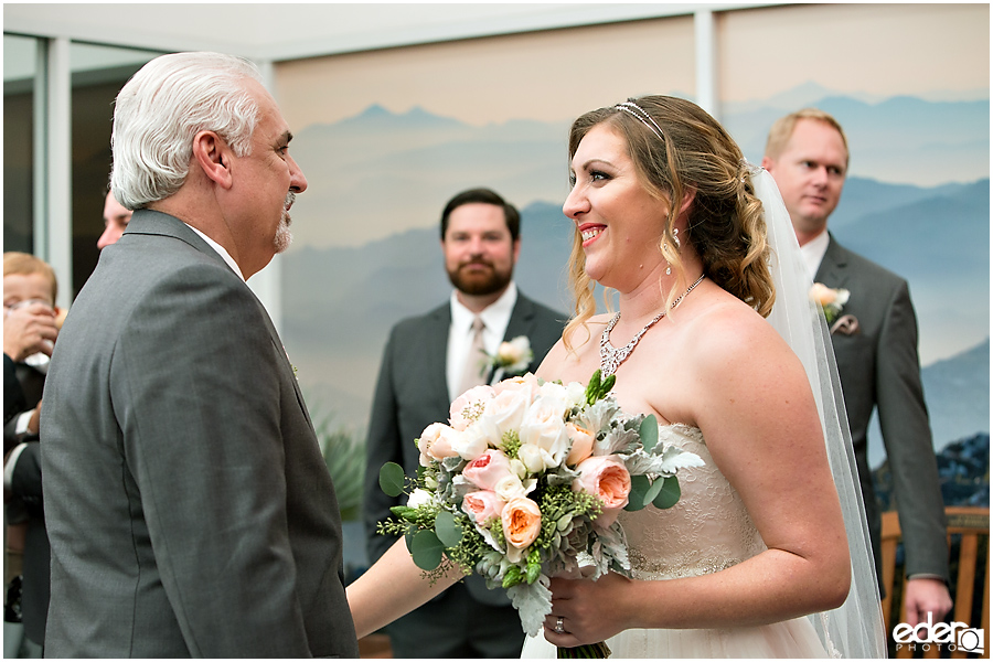 San Diego Natural History Museum Wedding - rooftop ceremony