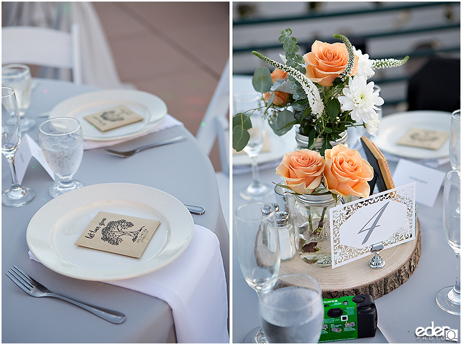 San Diego Natural History Museum Wedding -reception details photo