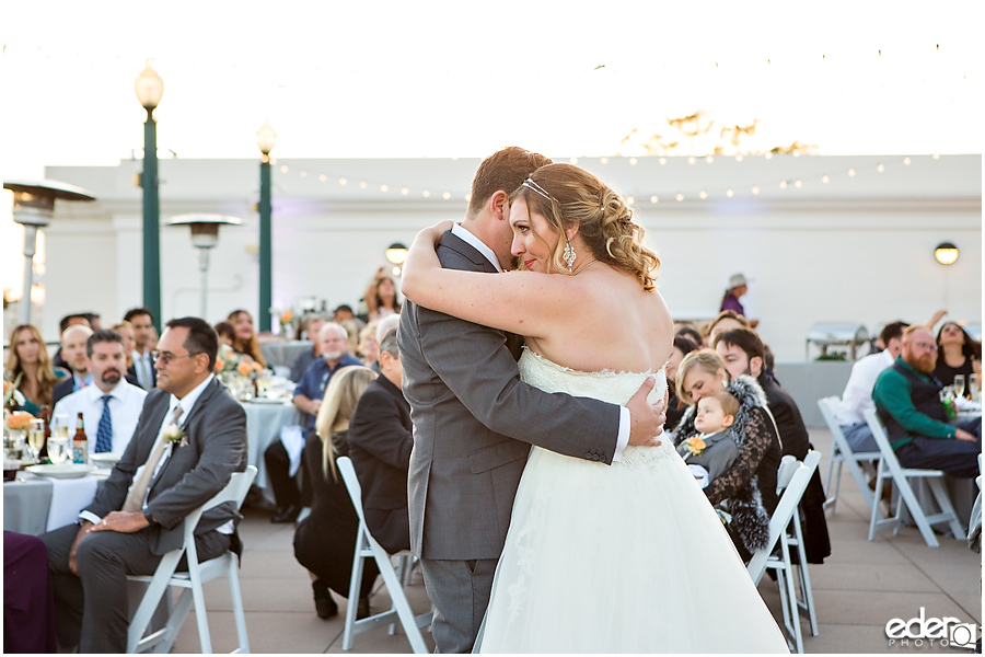 San Diego Natural History Museum Wedding Reception - first dance