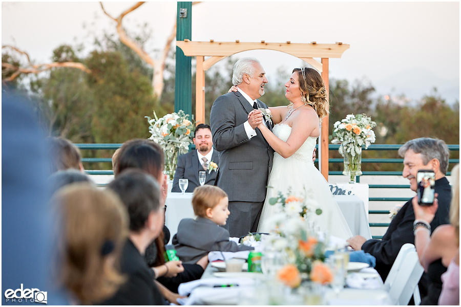 San Diego Natural History Museum Wedding Reception - father daughter dance