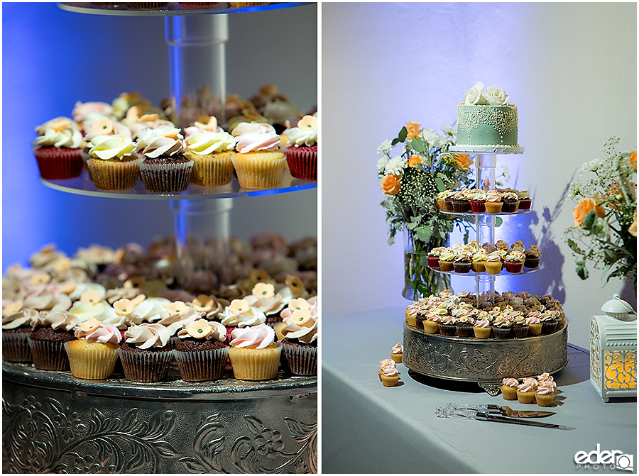 San Diego Natural History Museum Wedding Reception - cake cutting