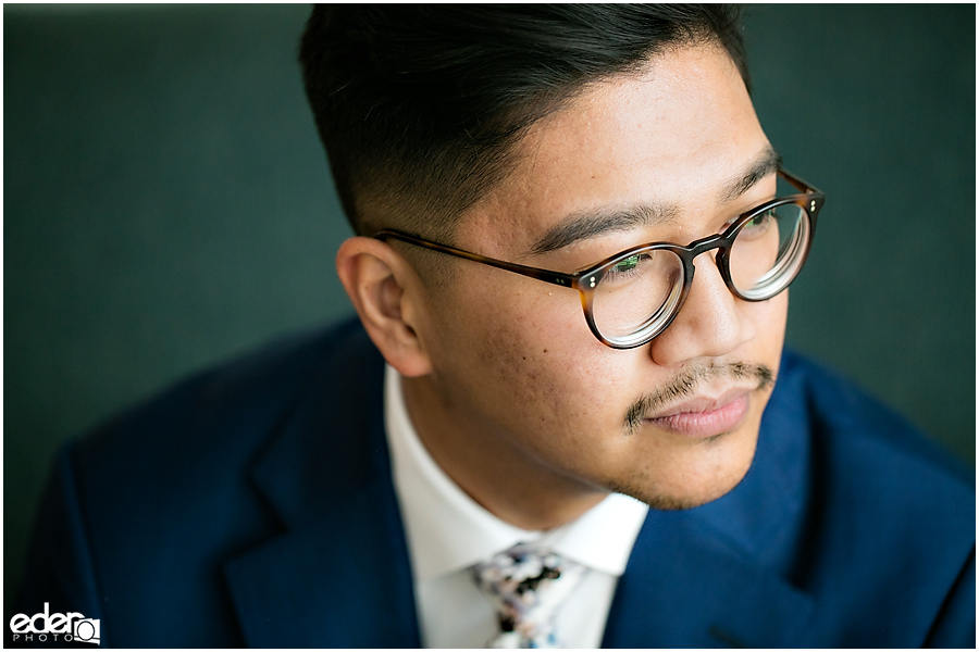 The Immaculata Wedding - groom portrait