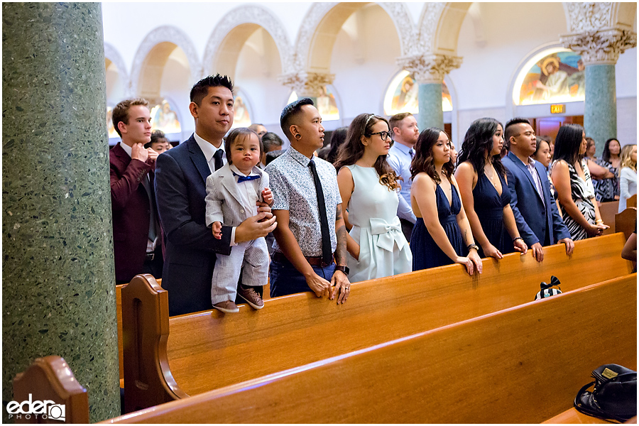 The Immaculata Wedding Ceremony guests