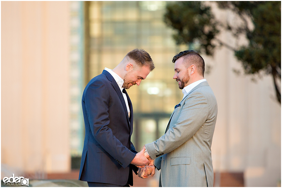 San Diego County Administration Building Civil Marriage Ceremony.