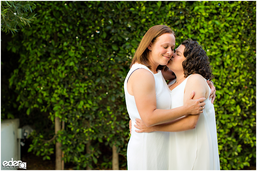 Coronado Beach Elopement - Hotel portraits of couple