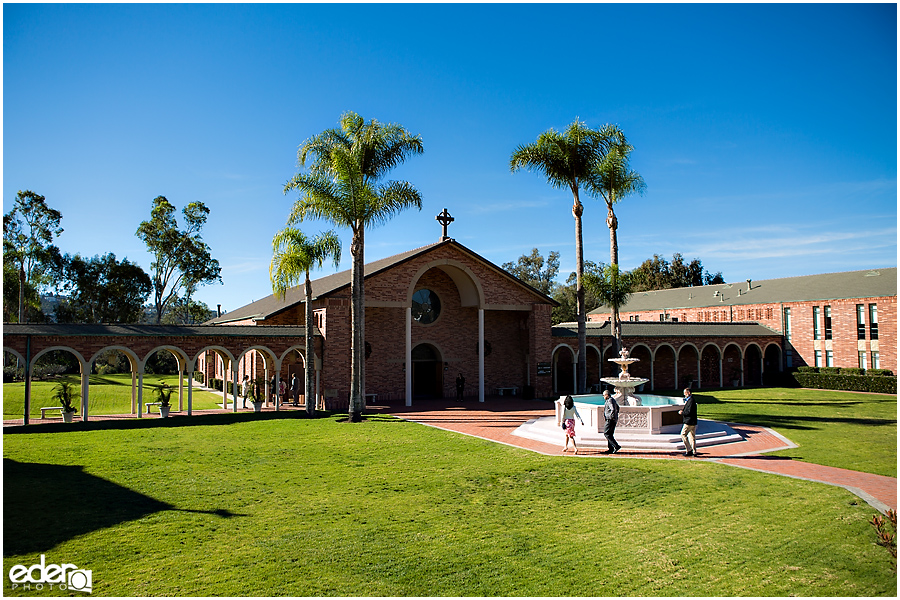 Small Winter Wedding La Jolla - photo of Torrey Pines Church