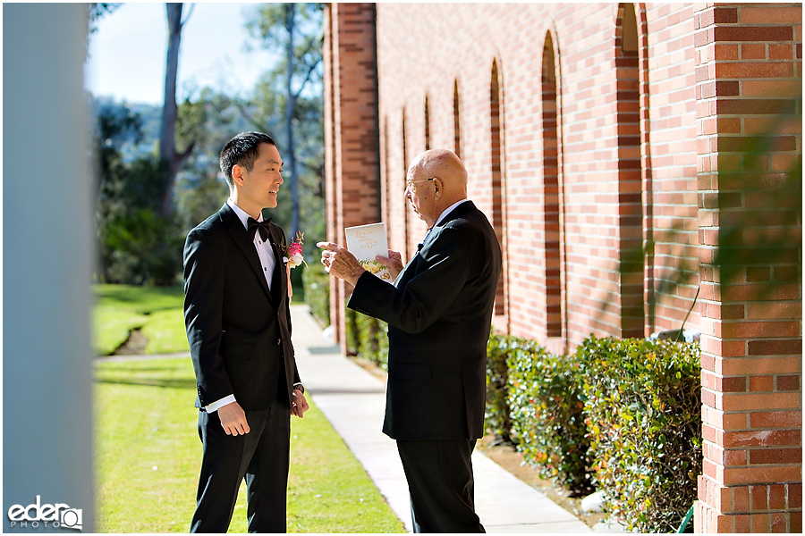 Torrey Pines Church Wedding - before ceremony