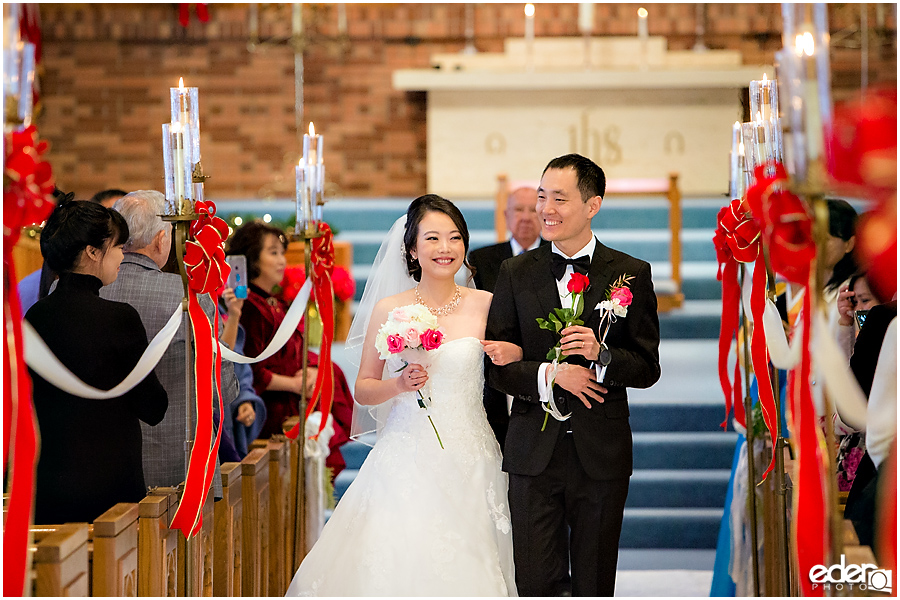 Torrey Pines Church Wedding - recessional