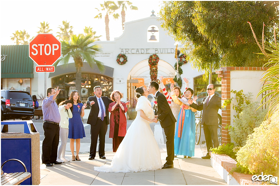 Small Winter Wedding La Jolla - family photos