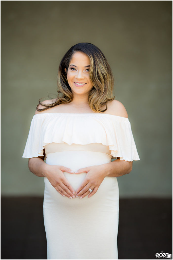 Balboa Park maternity session classic portraits.