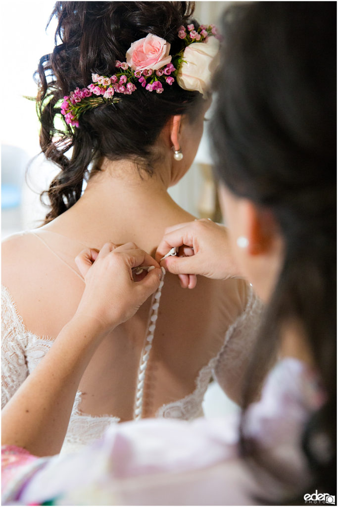 Kona Kai Wedding getting ready photo.