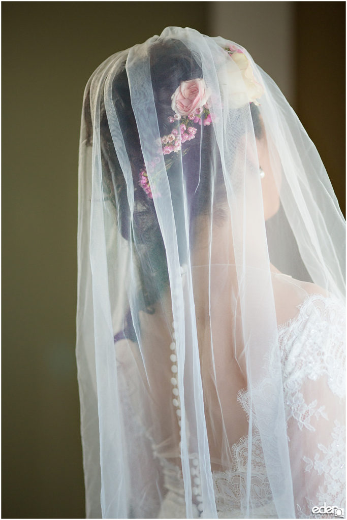 Kona Kai Wedding detail photo of veil.