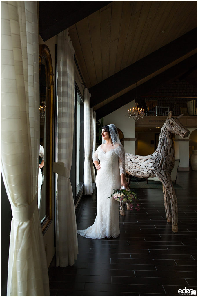 Kona Kai Wedding portrait of bride.