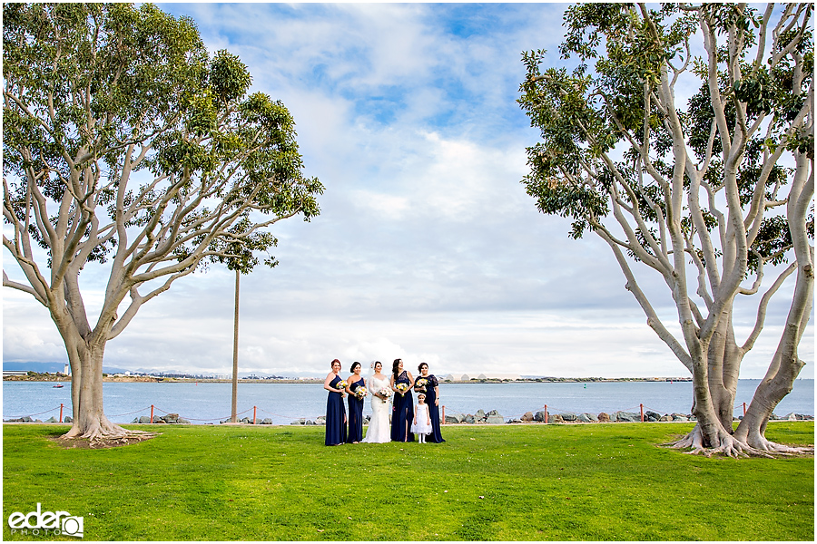 Kona Kai Wedding portrait of bridesmaids.