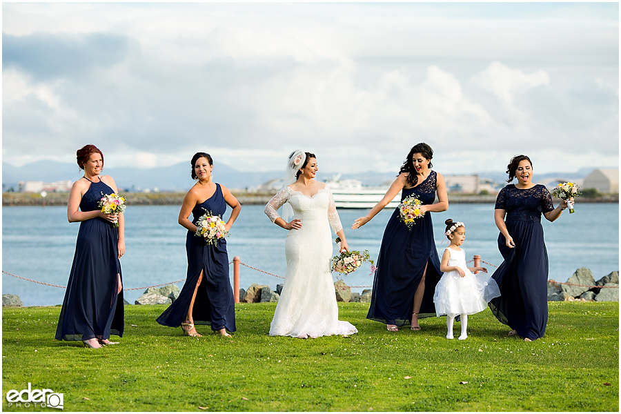 Kona Kai Wedding portrait of bridesmaids.