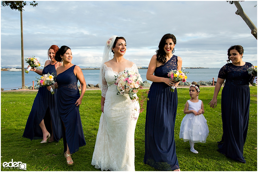 Kona Kai Wedding portrait of bridesmaids.