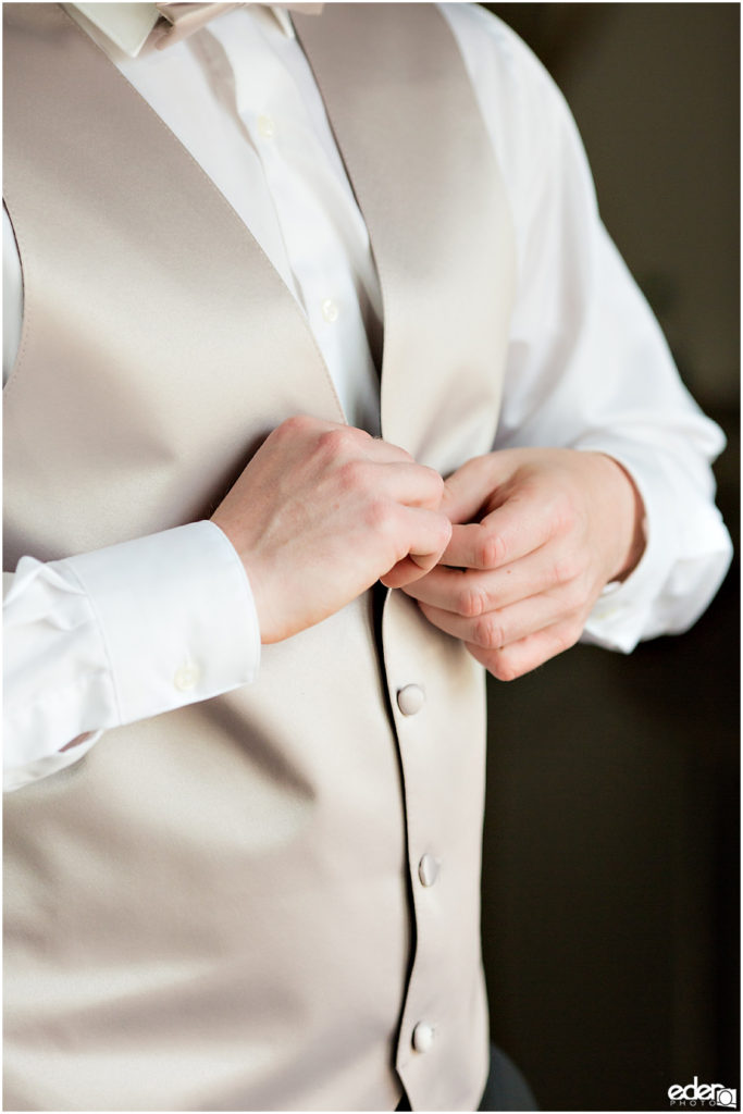 Kona Kai Wedding groom getting ready photo.