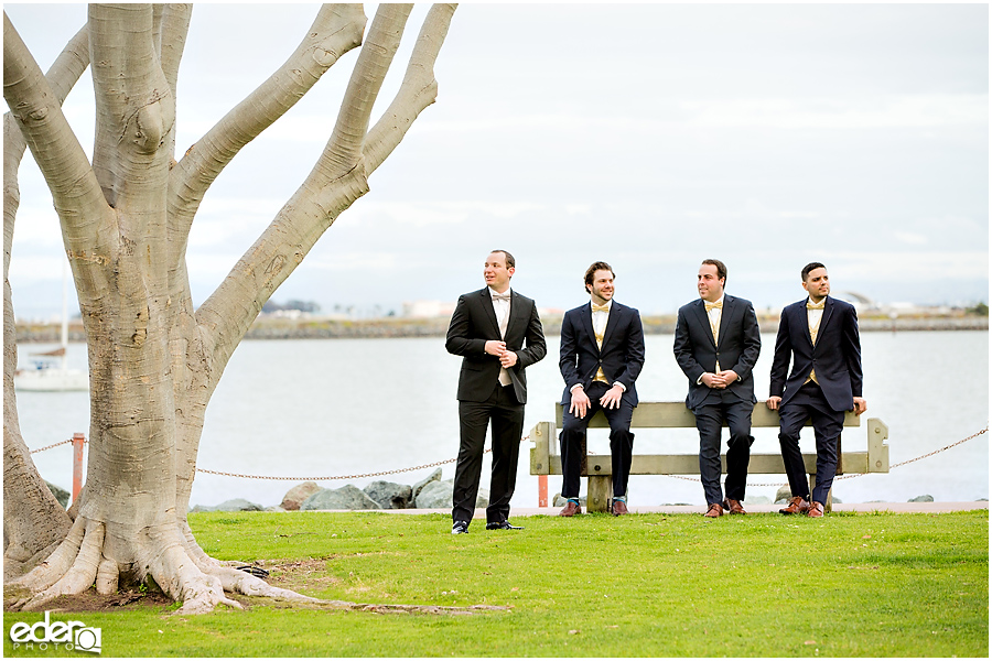 Kona Kai Wedding groomsmen portraits.