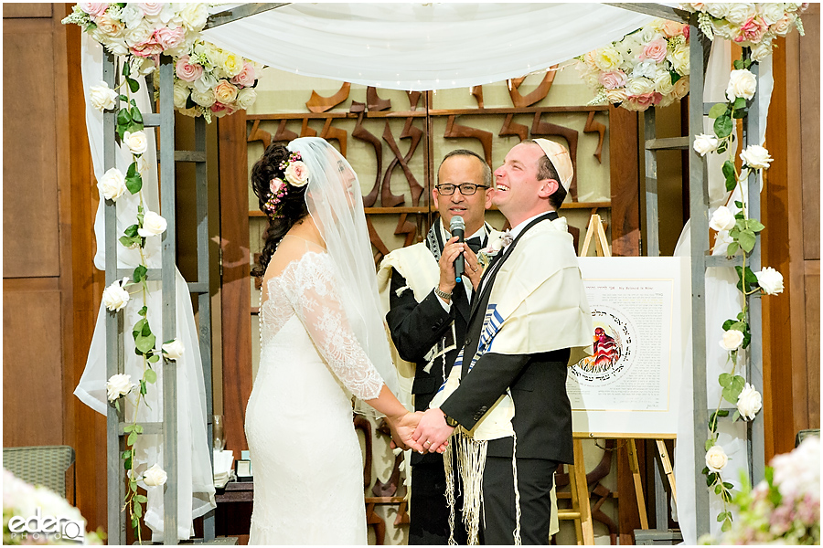 Ohr Shalom Synagogue wedding laughter.