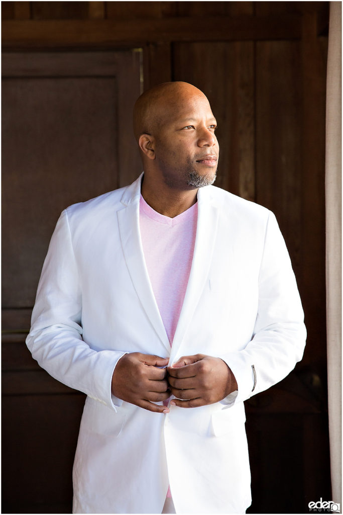 ZLAC Rowing Club Wedding groom portrait