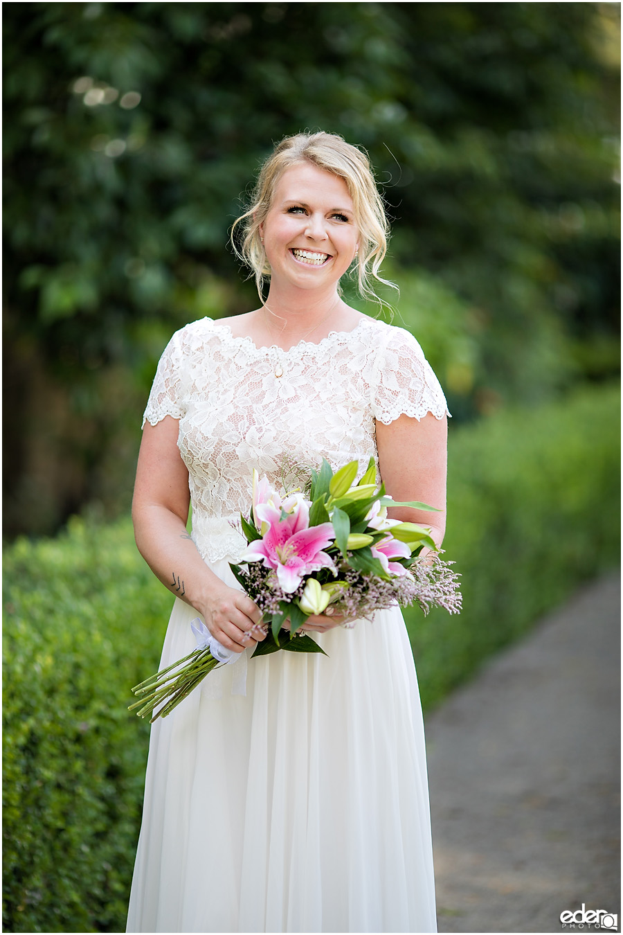 San Diego Elopement portrait of bride