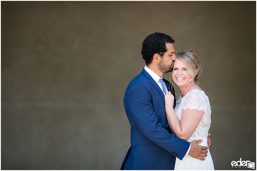 San Diego Elopement couple portrait in Balboa Park.