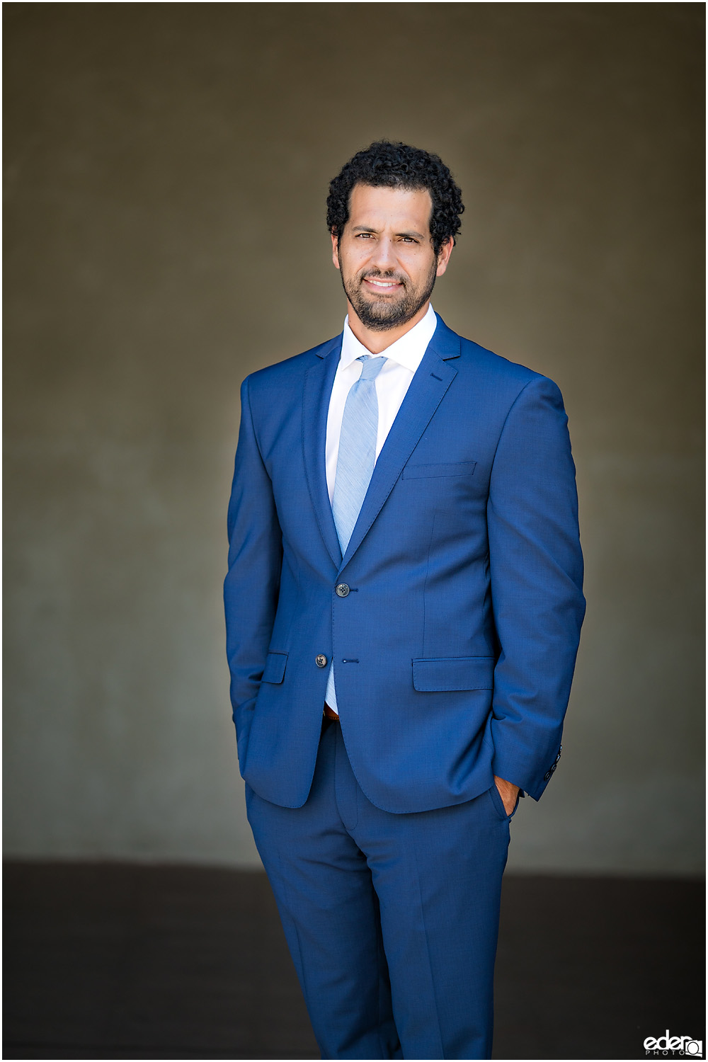 San Diego Elopement groom portrait.