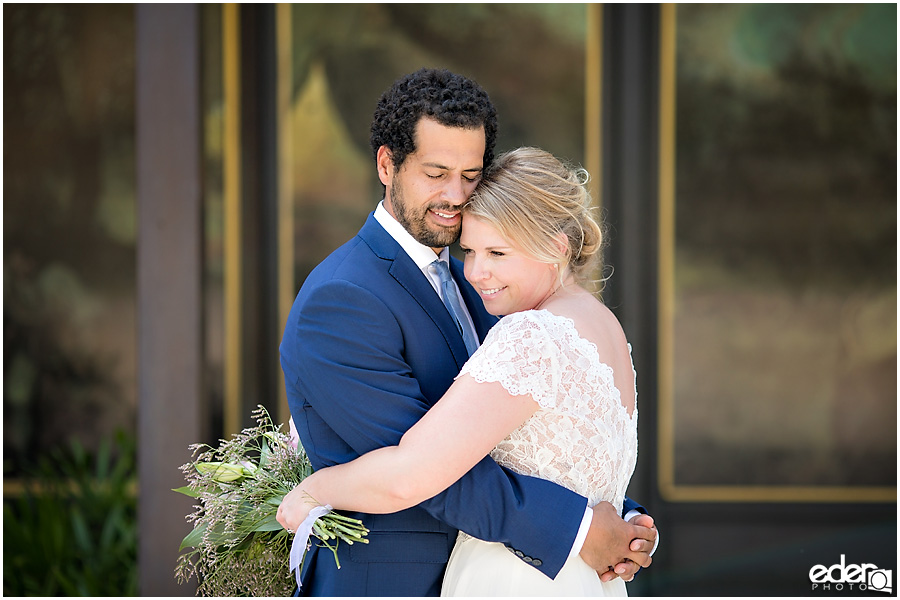 San Diego Elopement photography at Balboa Park Timken Museum.