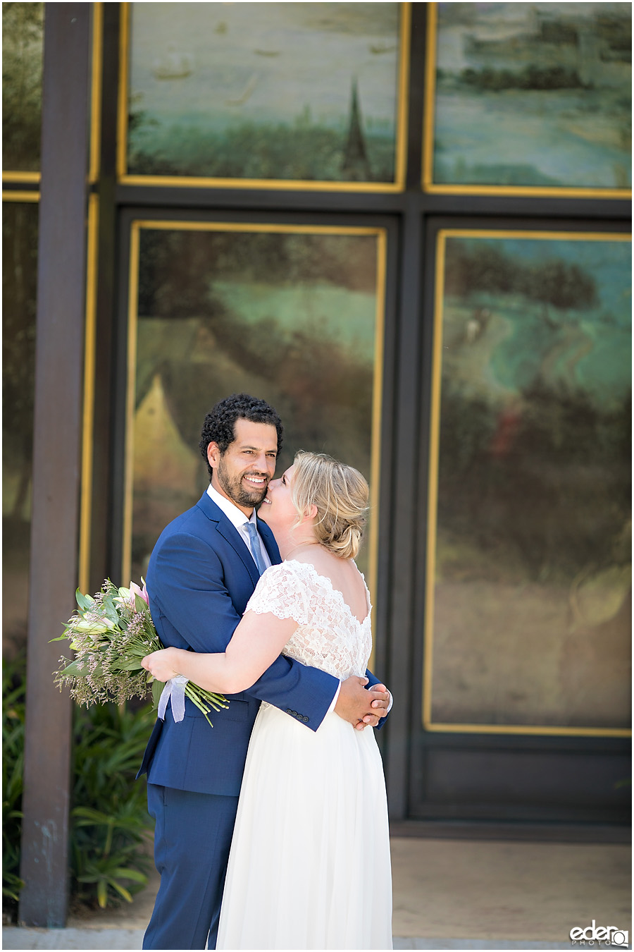 San Diego Elopement photography at Balboa Park Timken Museum.