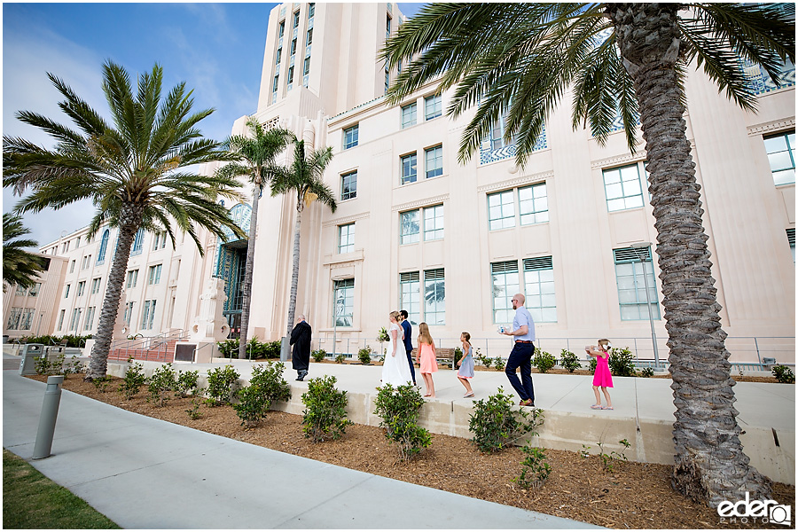 San Diego Elopement at County Administration Building.