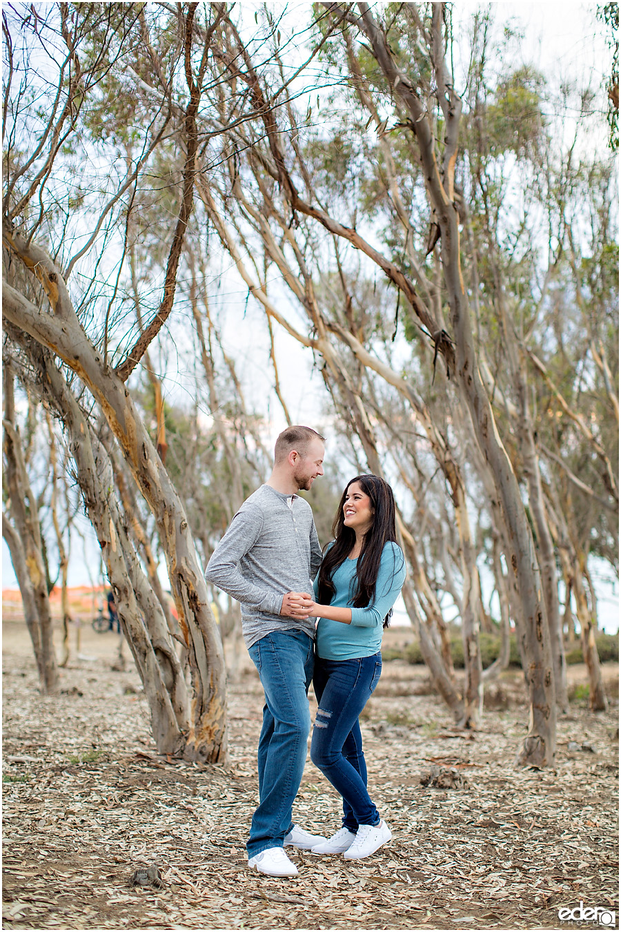 Engagement Session Portraits at Sunset Cliffs in San Diego, CA. 