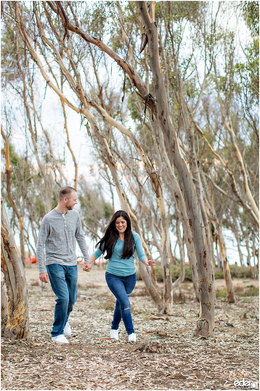 Engagement Session Portraits at Sunset Cliffs in San Diego, CA. 