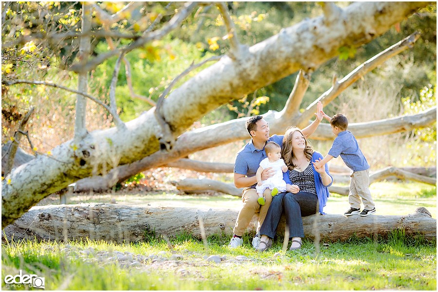 Spring Mini Portrait Session - Family sitting