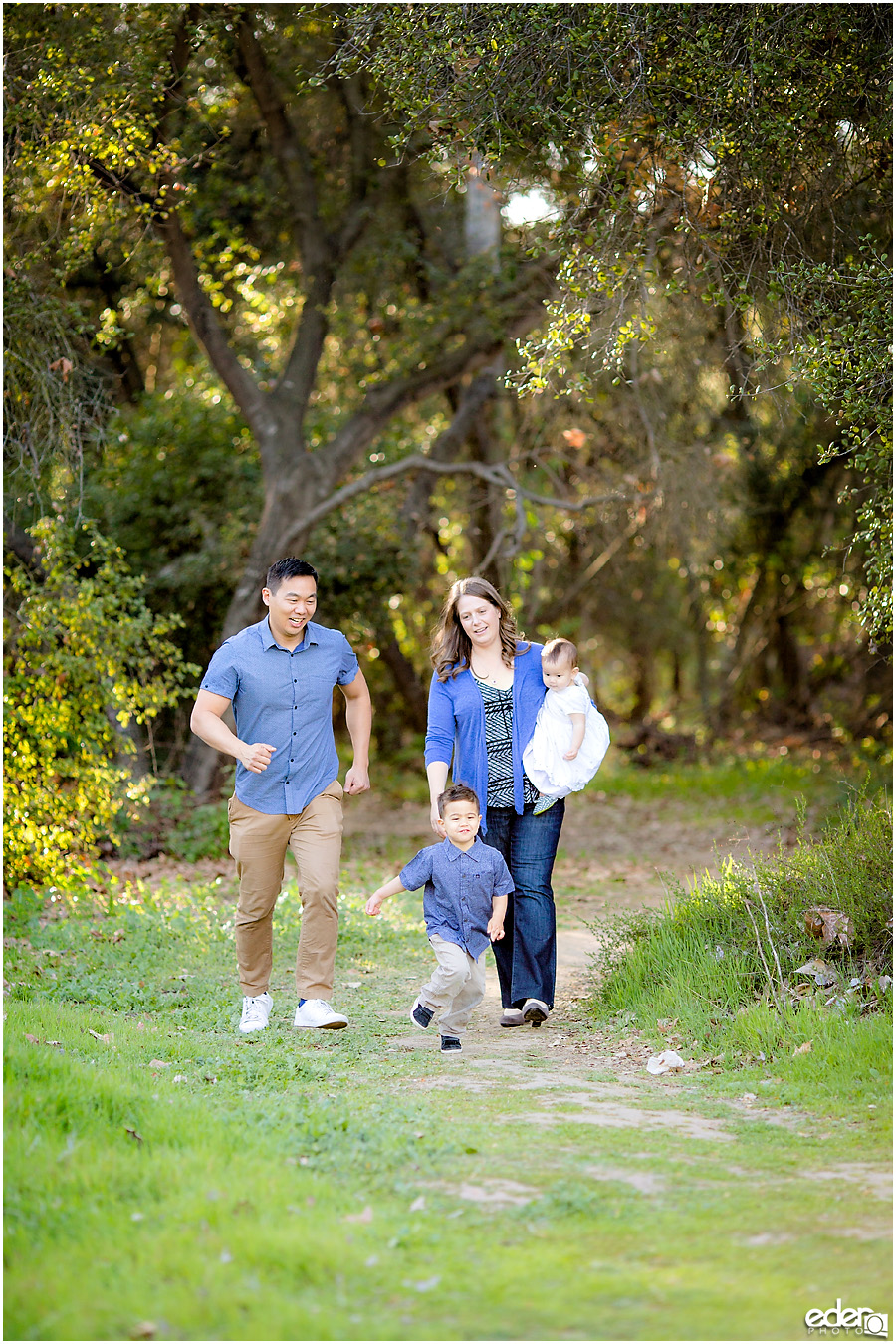 Spring Mini Portrait Session walking in the field