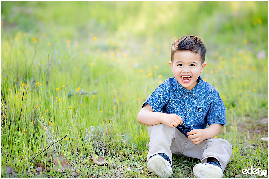 Spring Mini Portrait Session - portrait of son.